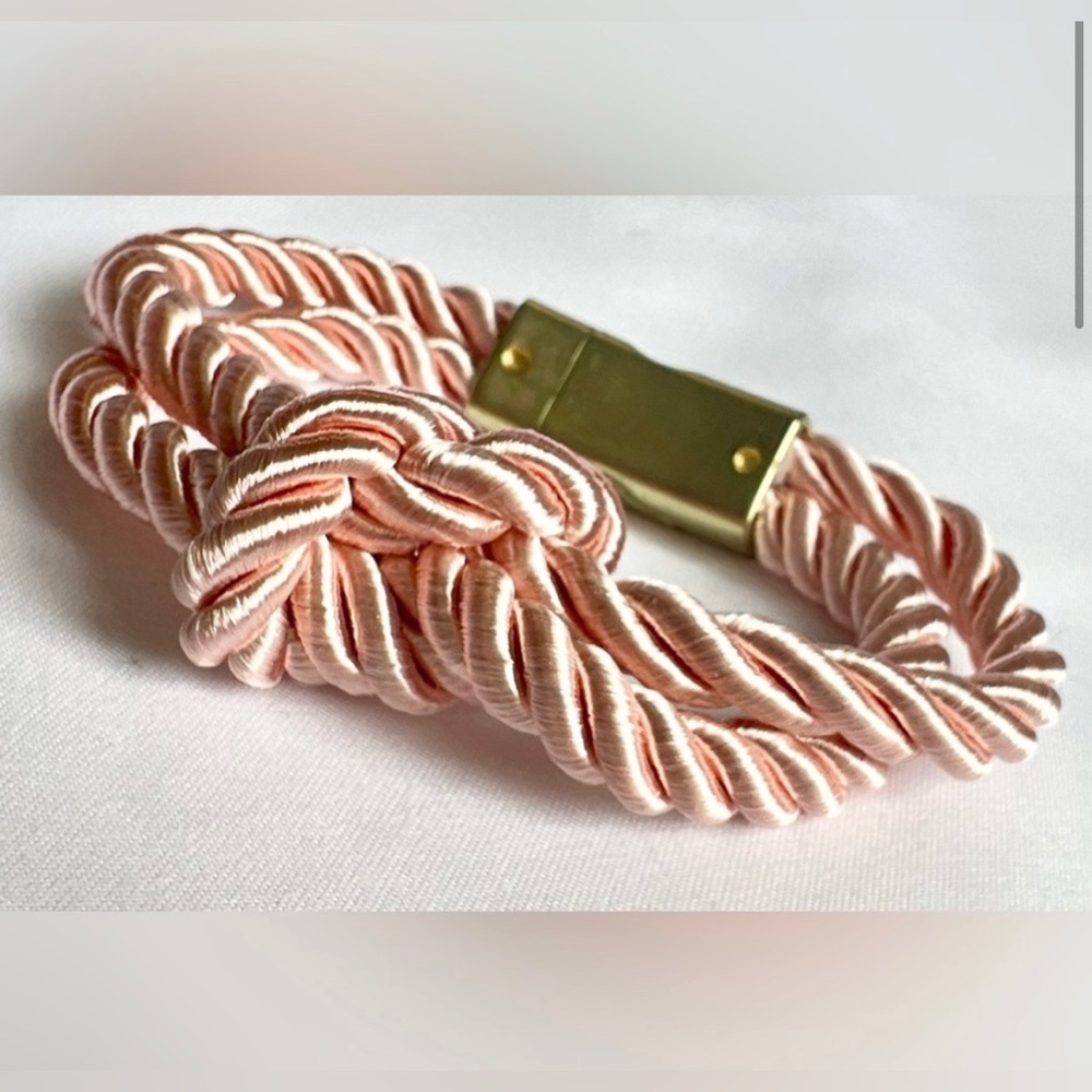 Leo Mazzotti Minimalist Rope Bracelet - PINK - Picture 1 of 6